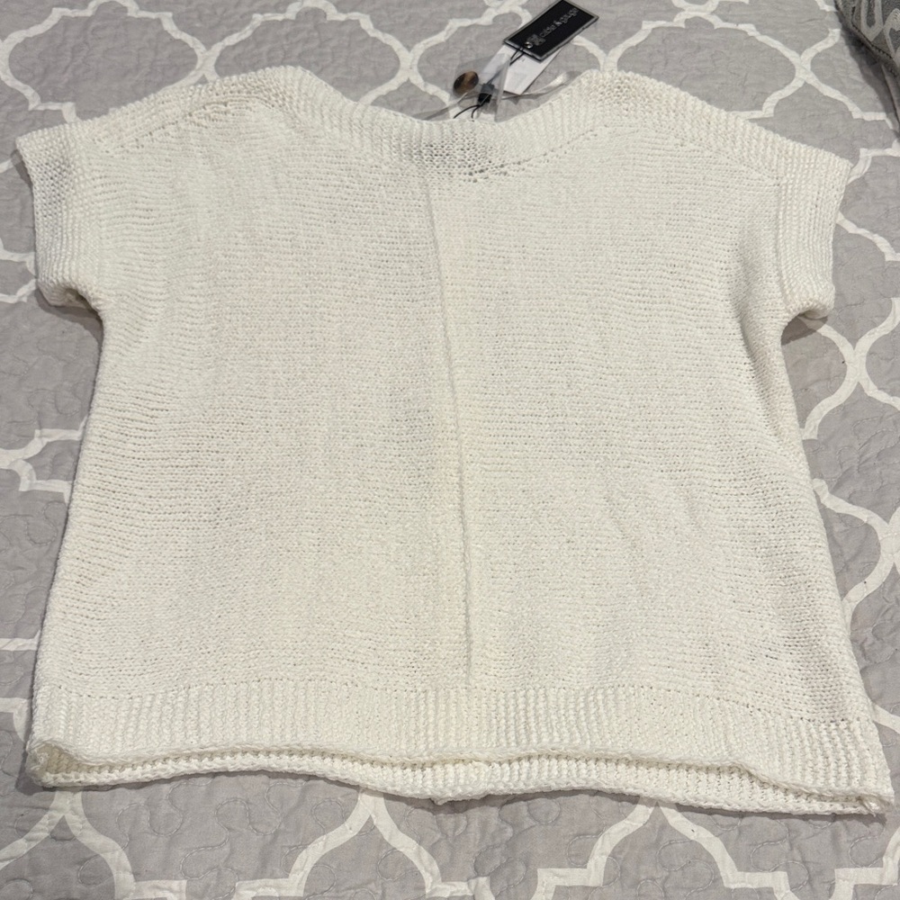 Cable & Gauge Cream Knit Women's Sweater